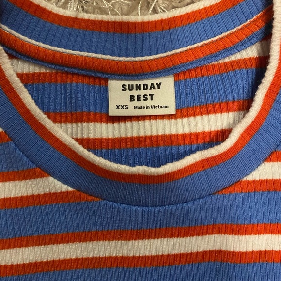 Sunday’s Best (aritzia) Striped top - Picture 3 of 5